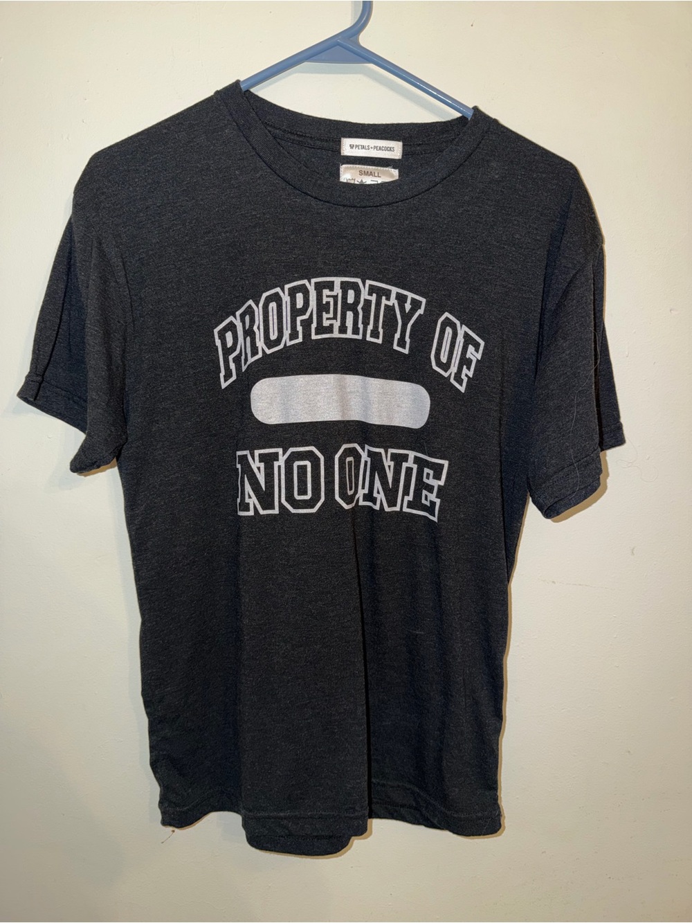 Petals + Peacocks ‘Property of No One’ Short Sleeve Tee